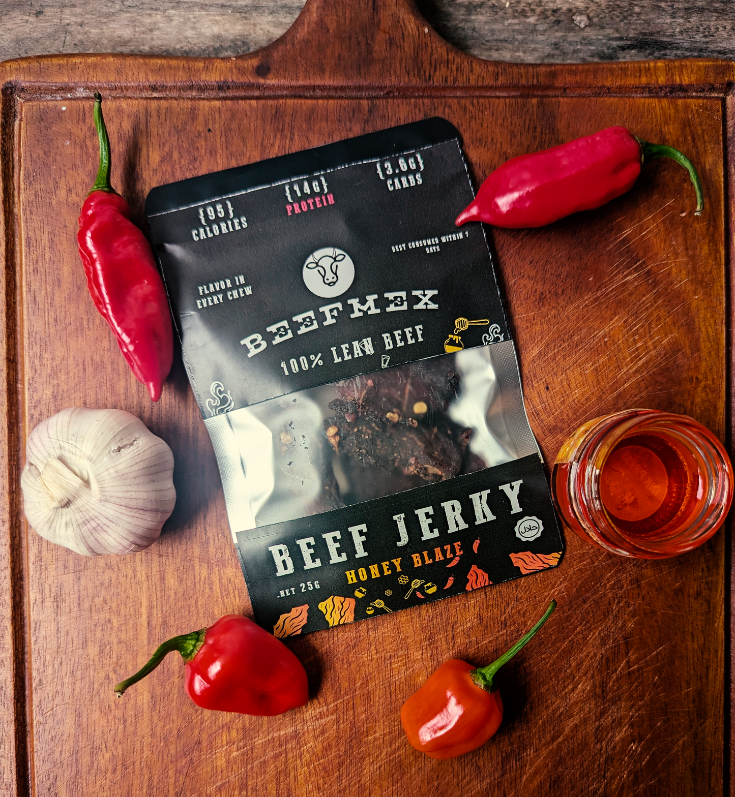 Beef Jerky | Honey Blaze Flavor | Made in Sri Lanka π±π°
